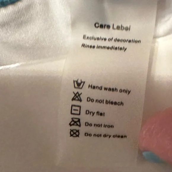 🎀Womens Bikini Top Bathing Suit Light Blue Color Adjustable Straps Size XL - Picture 4 of 5